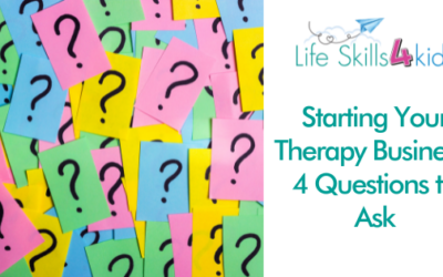 Starting Your Therapy Business: 4 Questions to Ask
